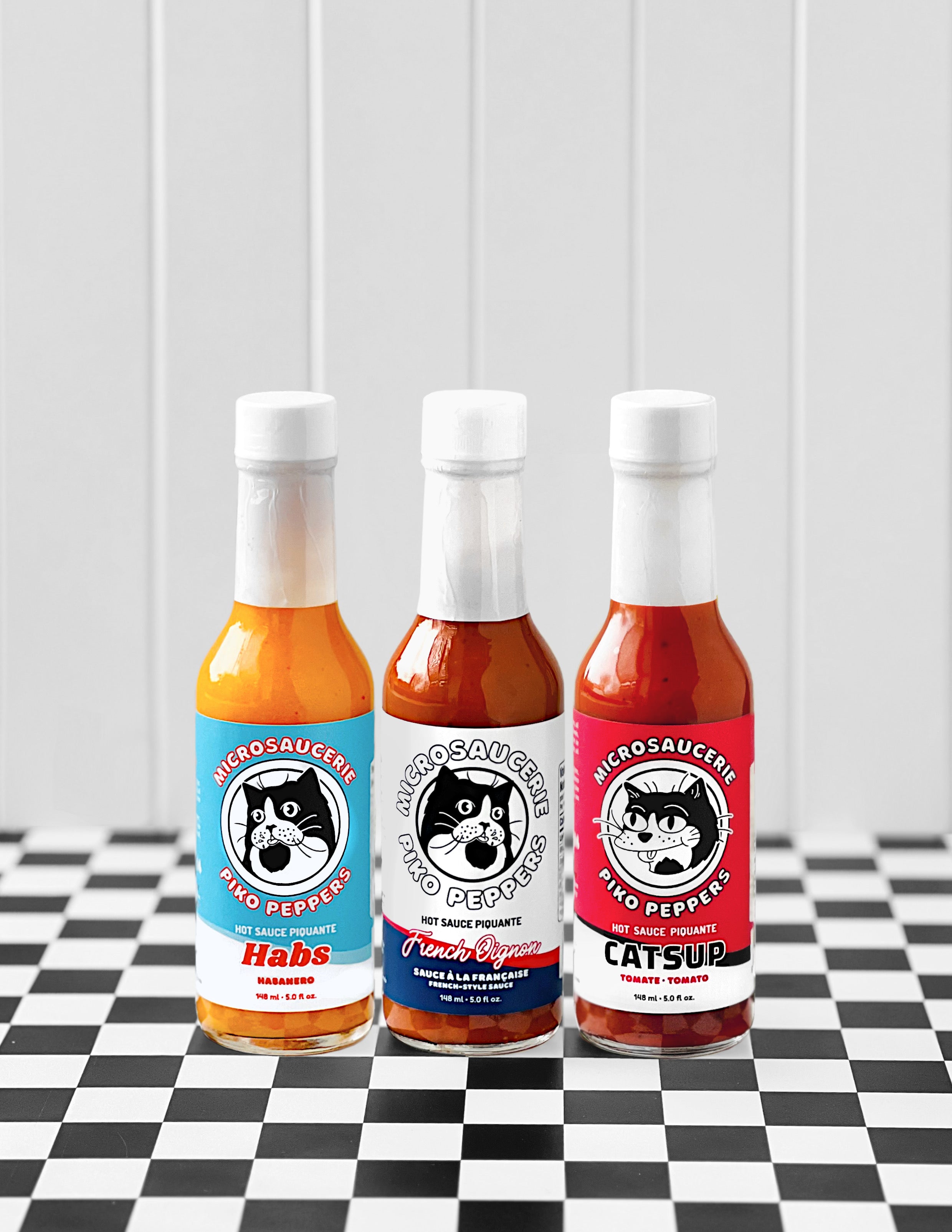 Trio Habs/Catsup/french oignon